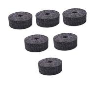 SUPVOX 8 Piezas Arandelas De Fieltro Arandela De Fieltro Para Soporte De Platillos Correa Hebilla