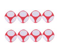 SUPVOX 8 Piezas Cubos de Borrado Seco Dados de Espuma Personalizables para Actividades Matemáticas y Educación Juguete Didáctico Color Rojo