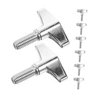 SUPVOX 8 Piezas Cymbal Stand Wing Screws With Shock Absorbing Design For Stable Grip And Tool Installation Compatible With All Drummers