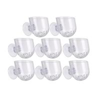 SUPVOX 8 Piezas Decoración De La Pared De Flores Pecera Macetero Colgante De Interior Macetero De Pared Interior Florero Único Transparent