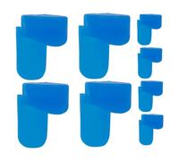 SUPVOX 8 Piezas Descanso de pulgar para clarinete accesorio soporte clarinete apoyo para el dedo del instrumento almohadillas para clarinete OBOE reposapié reposo gel de sílice Azul