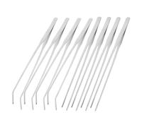 SUPVOX 8 Piezas Pinzas para Alimentación de Reptiles y Acuarios Acero Inoxidable Resistentes Precisas Curvas y Rectas para Plantas Acuáticas y Terrarios Multifuncionales Ergonomía Ligera