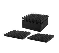 SUPVOX 8 Piezas Tablero de aislamiento acústico de esponja que absorbe el sonido pared acustica espuma panel fonoabsorbente suministros acústicos Algodón fonoabsorbente