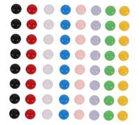 SUPVOX 80 Piezas Bolas Sólidas Juguete Educativo para Matemáticas y Creatividad con Colores Mezclados