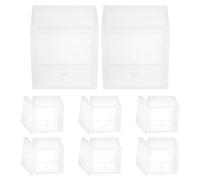 SUPVOX 8piezas Caja de Cubos Cuadrados Transparentes de Contenedores de Dulces Pequeños para Regalos de Fiesta para Almacenar Aretes Pequeños Joyas y Cuentas Mini Caja de Cubo