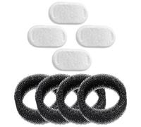 SUPVOX 8piezas Filtro Recambio para Fuente De Agua para Gatos y Mascotas con Filtro De Malla y Esponja Compatible con Dispensadores De Agua Fácil Instalación y Larga Duración