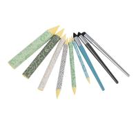 SUPVOX 9 Piezas Difuminadores para Dibujo Doble Punta de Esponja y Plástico, Herramienta Multifuncional Lavable para Sketching y Pintura al Óleo Profesional