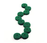 SUPVOX 90 Piezas de Arandelas Verdes para Reparación de Piano, Accesorios de Teclado de 22 Mm, Material Sintético, Herramienta de Recambio para Protección y Mantenimiento