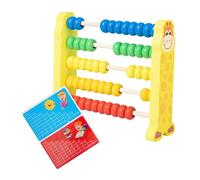 SUPVOX Ábaco de Madera Educativo de con Diseño de Jirafa Herramienta de Cálculo Colorida para Preescolares Juguete Didáctico Portátil y Duradero para Enseñanza Matemática Básica