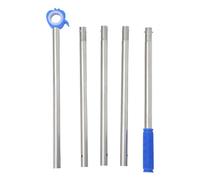 SUPVOX Abridor de Ventanas Telescópico de 1,88 M Azul 5 Secciones, Barra de Extensión para Tragaluces y Ventanas Altas, Herramienta Ajustable para Cocina, Salón y Personas Mayores