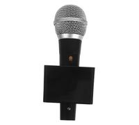 SUPVOX Accesorios de Micrófono Simulados de Micrófono Falso Estación de Bandera para Karaoke Disfraces Recuerdos de Fiesta Adultos