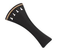 SUPVOX accesorios de violín parte del instrumento musical mentonera de ébano para violín partes de instrumentos de violonchelo puente de repuesto para violonchelo boxwood Negro