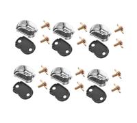 SUPVOX Accesorios para Caja Terminales de Metal Soportes Largos para Caja Kit de Terminales para Batería Conectores para Bombo Usar Drum Set Repuestos para Batería Montaje de Extremos Ind