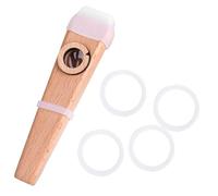 SUPVOX Accesorios para Kazoo Instrumento Musical de Madera de Kazoos para Principiantes Acompañamiento de Guitarra y Ukelele Portátil para Amantes Música