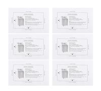 SUPVOX Aceite para Trituradora de Papel Portátil, Paquete de 8 Unidades, Papel de Aceite Profesional para Cuchillas, Adecuado para Oficina y Mantenimiento