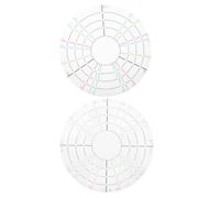 SUPVOX Acrylic Pottery Circle Divider Clay Trimming Tools For Equal Spacing Precise Measurements And Efficient Ceramic Sculpting In Art Studios And Classrooms