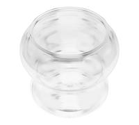 SUPVOX Acuario Transparente para Escritorio 16 Cm, Pecera Pequeña para Peces Betta y Microfauna, Acuario Compacto para Caracoles y Camarones, Decoración Ecológica para Hogar y Oficina