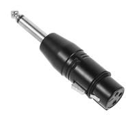 SUPVOX Adaptador de Audio Mono XLR Femenino Conector de Plug and Play para Estudio y Sonido de