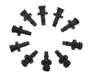 SUPVOX Adaptador Rápido para Tubo de Tinta de Impresora Plana Conector de Manguera de Tinta Negro 10 Unidades Junta de Acoplamiento Rápido para Plotter y Suministros de Impresión