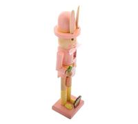 SUPVOX Adorno De Cascanueces Conejo De Madera Lindo Adorno De Cascanueces Conejo De Pascua para Decoración Celebraciones Festivas De Primavera