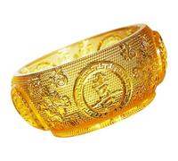 SUPVOX Adorno de Cuenco de Dinero de Cristal Amarillo 10 Cm, Decoración de Mesa y Escritorio para Hogar y Oficina, Pieza Coleccionable para Obsequio en Festivales y Eventos