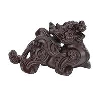 SUPVOX Adorno De Pixiu De Madera Decoración De Animal Tallado Decoración De Moderna