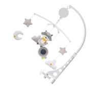 SUPVOX Adorno Para Cuna De Ñiño Giratorio Carillón De Viento Sin Batería, Decorativo y Educativo, Material Duradero, Adecuado Para Guardería y Estimulación Temprana, Modelo Mapache d