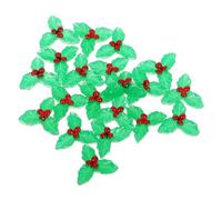 SUPVOX Adornos Navideños De Frutas 20pcs Mini Racimos De Bayas Decoración De Mini Árboles