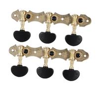 SUPVOX Afinación de Guitarra Clásica Clavijas Izquierda y Derechas Perillas de Afinación de Metal para Guitarras Acústicas Accesorios para Acústica Uso Salas de Ensayo