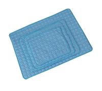 SUPVOX Alfombrilla De Enfriamiento para Mascotas Colchoneta Refrescante para Perros y Gatos Material Lavable para Uso Casa y Viajes Azul