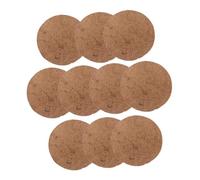 SUPVOX Alfombrillas para Nidos De Aves Tapete De Huevos De Cría Natural Transpirable 21 Cm para Hogar Tienda De Mascotas y Zoológico 10 Piezas