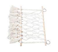 SUPVOX Almacenamiento para Peluches Colgante Macramé Decorativa para Habitación Infantil Organizador Reutilizable para Juguetes Pequeños para Organización de Cuartos