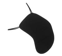 SUPVOX Almohadilla de Apoyo para Hombro y Mentonera de Violín 1/2 y 1/4 de Algodón Negro, Cojín Acolchado para Violines, Accesorio para Práctica y Conciertos