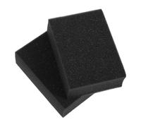 SUPVOX Almohadilla de Esponja para Fieltrar Aguja 2 Piezas, Tapete de Fieltro de Lana Negro de Alta Densidad, Superficie Protectora y Suave para Manualidades de Bricolaje, Suministros