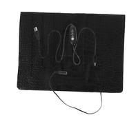 SUPVOX Almohadilla Térmica Eléctrica para Mascotas USB 3 Niveles de Temperatura, Fibra de Carbono, Resistente al Agua, Portátil, Tamaño Mediano, para Perros, Gatos y Viajes