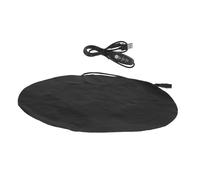 SUPVOX Almohadilla Térmica USB para Mascotas Pequeña, Tapete Eléctrico de Calentamiento Ajustable, Cubierta de PU Resistente, Portátil para Gatos y Perros, Uso Interior y Viaje