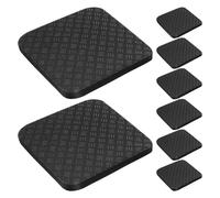 SUPVOX Almohadillas Antideslizantes para Cinta de Correr 8 Piezas Silicona Doble Cara 10X10X05 CM Absorción de Impactos y Reducción de Ruido para Suelos de Madera y Equipos de