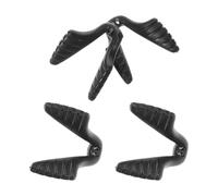 SUPVOX Almohadillas Nasales Antideslizantes Negras para Gafas de Sol Deportivas Diseño de Doble Orificio Ajustable en U Repuesto Cómodo y Ligero para Ciclismo y Actividades al Aire