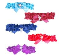 SUPVOX Anillo de Liga Elástico para Novia, Cinturón de Muslo Ajustable, Color Morado, 1 Unidad, Accesorio Nupcial para Boda y Fiesta