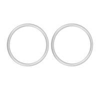 SUPVOX Anillos De Aluminio Para Bebés Recién Nacidos, Soporte Seguro Para Niño, 2 Piezas Plateadas, Accesorios Para Llevar Al Niño, Uso Diario y Viajes, Práctico Para Padres Primerizos