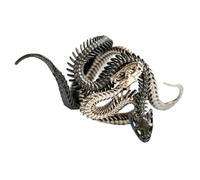 SUPVOX Anillos Hueso De Serpiente Diseño Creativo Unisex Dedo Anillo Abierto Envolvente Ajustables Accesorio De Joyería