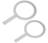 SUPVOX Anillos Protectores Anti-quemaduras 2 Piezas, Utensilios de Cocina Seguros y Prácticos para Tazas de Leche de Acero Inoxidable para Preparar Té con Crema