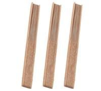 SUPVOX Armazón Plegable para Abanico de Mano Hecho a Mano Varillas de Bambú Marrón 30 CM 3 Piezas para Manualidades Decoración de Bodas y Fiestas Tradicionales