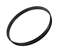 SUPVOX Aro de Hierro para Práctica Personal y Presentaciones Accesorios de Percusión Negro Instalación Fácil y Mejora Calidad de Sonido para Batería de 16 Pulgadas