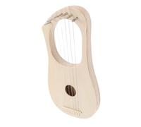 SUPVOX Arpa de Lira Madera Cuerdas Contrabajo Instrumento Musical para Principiantes Crea Tu Propio Lira Maciza Decoración Hogar Disfrute Creativo