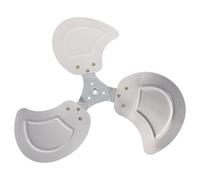 SUPVOX Aspas de Ventilador de Repuesto Industriales de Aluminio 16 Pulgadas (400 Mm) Orificio Interior de 8 Mm para Ventilador de Pedestal Pie, Accesorios Resistentes para Uso Comercial