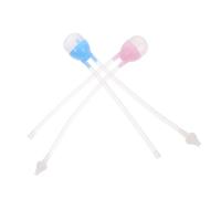 SUPVOX Aspirador Para Bebés y Recién Nacidos, Removedor De Mocos De Silicona Desmontable, Seguro y Fácil De Limpiar, Adecuado Para Uso Doméstico y Viajero, 2 Piezas Para Cuidado Infantil