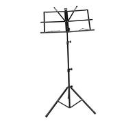 SUPVOX Atril para Partituras Plegable Trípode Ajustable, Soporte Portátil para Libros y Manuscritos Tamaño A4, Multifuncional para Música, Enseñanza y Lectura en Casa, Fácil de Almacenar