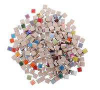 SUPVOX Azulejos de Cerámica Cuadrados 1 Cm Mezcla de Colores 250 G para Manualidades DIY Piezas Mosaico Artesanales Suministros para Decoración y Proyectos Artísticos Color Aleatorio