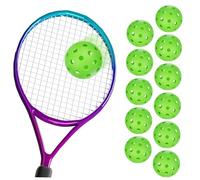 SUPVOX Balones De Práctica De Béisbol Huecas 40 Agujeros 12 Unidades Plástico Verde para Entrenamiento Bateo Deporte Golf Uso Al Aire Libre Entrenamiento Deportivo